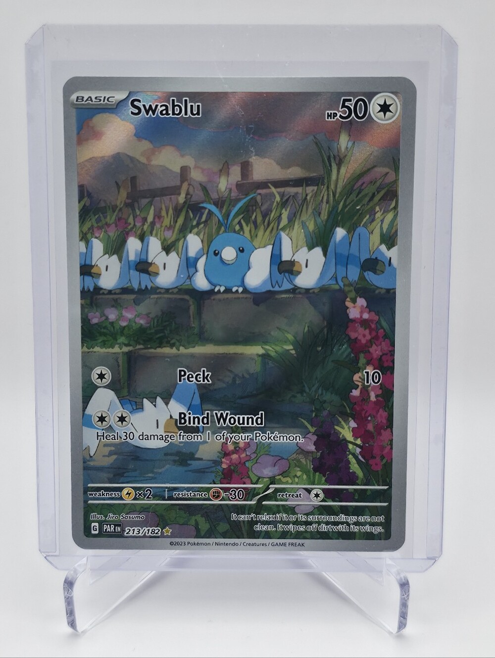 Pokémon TCG - Swablu - Paradox Rift - Illustration Rare - 213/182